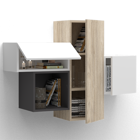 Cube wall unit 4