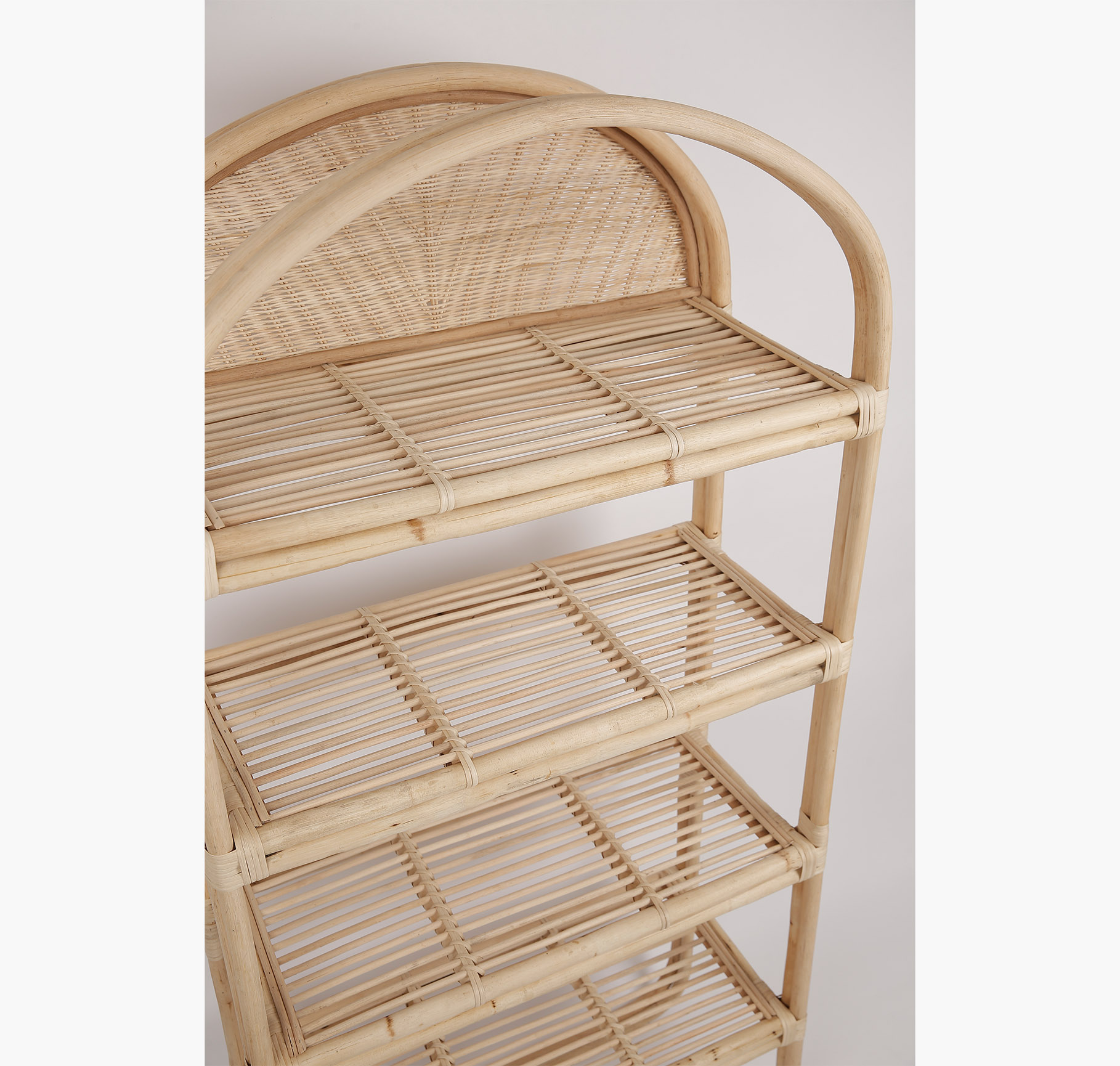 RakBuk Bamboo Shelving Unit With 4 Shelves 1