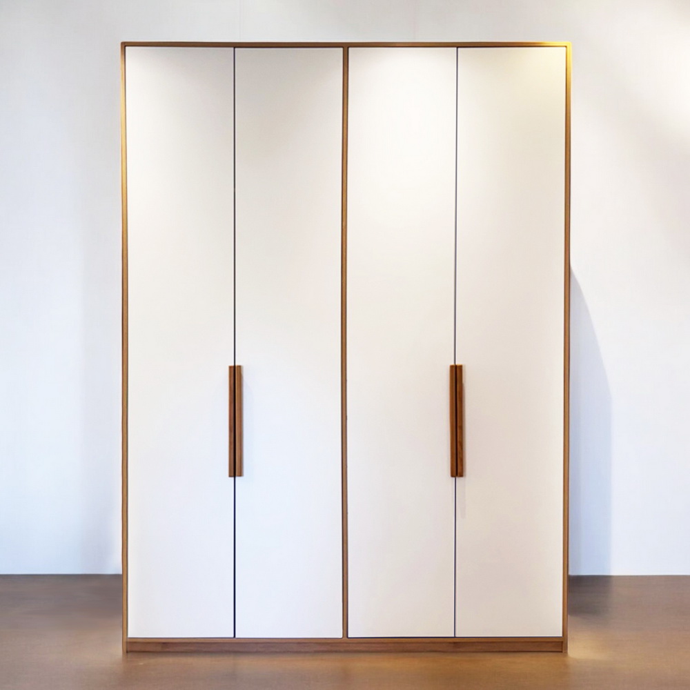 Two Tone Wardrobe - Spacious MDF Design 0