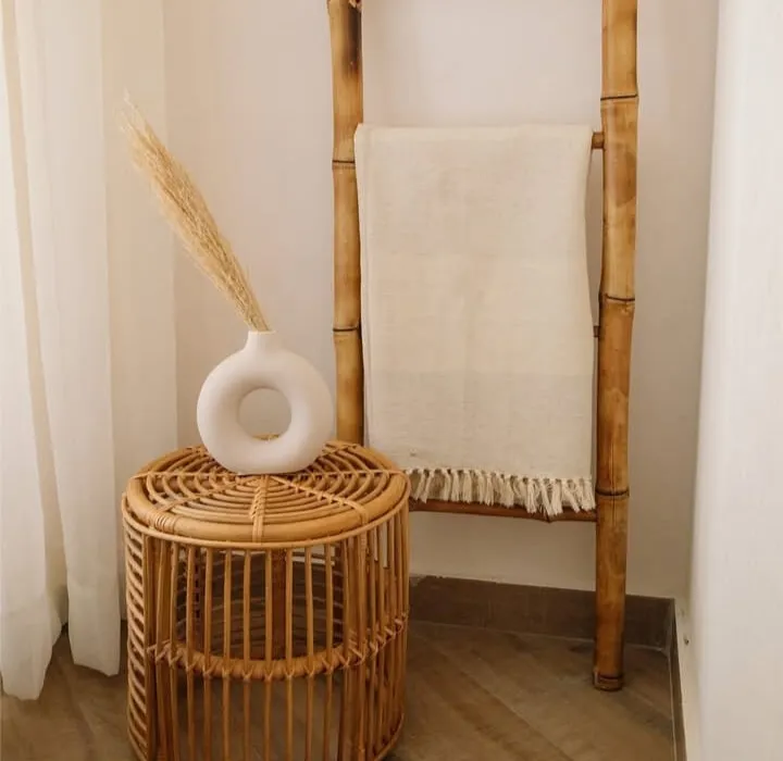 Claire Mini -  Bamboo Side Table - Round Design - Net Body 1