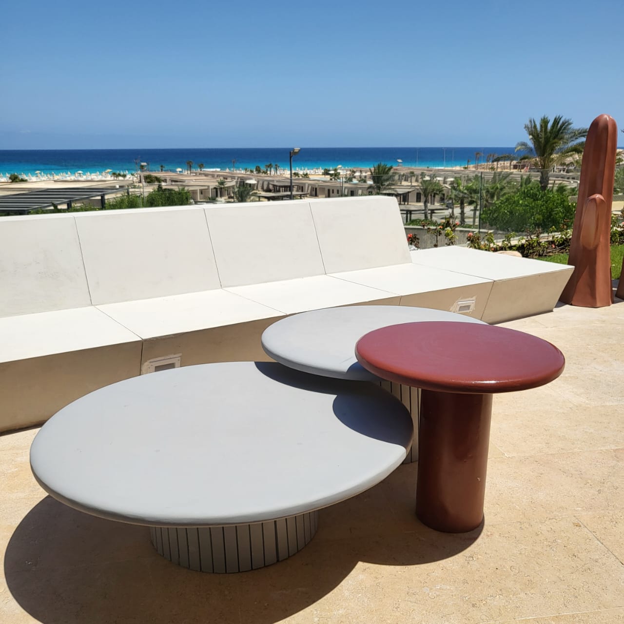 Orbit Concrete Side Table 2