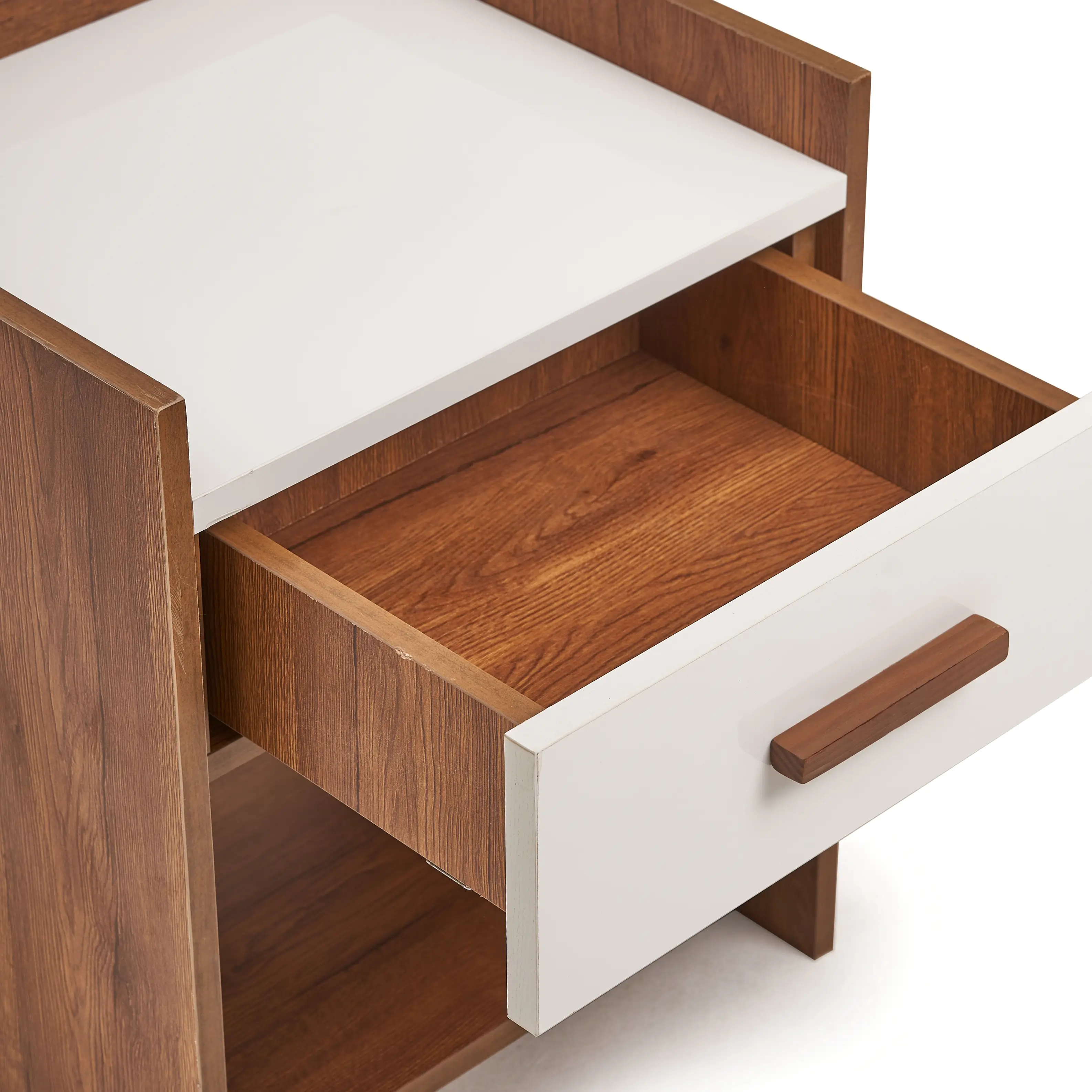 Nefer Laminated Wood Nightstand 4