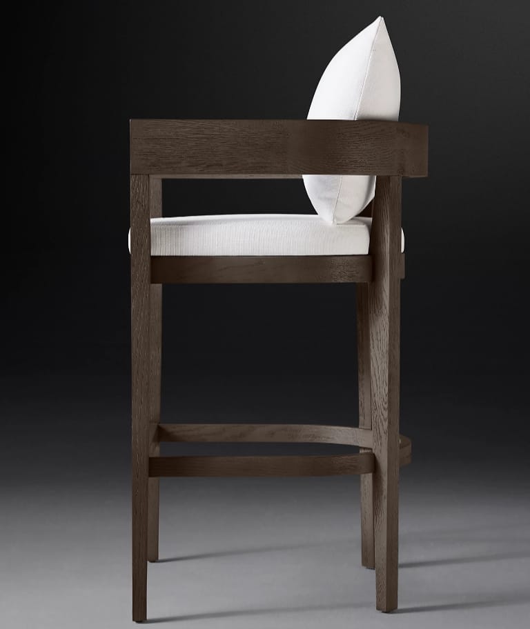 Curve Bar chair With Sturdy Swedish Wood 2
