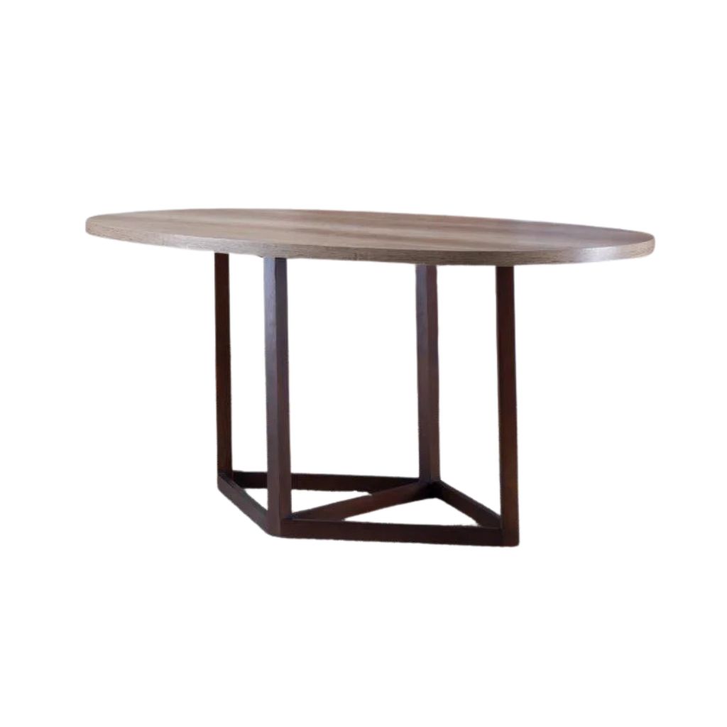 Ovi Natural Wood Dining Table With Sturdy Beech Wood Legs 0