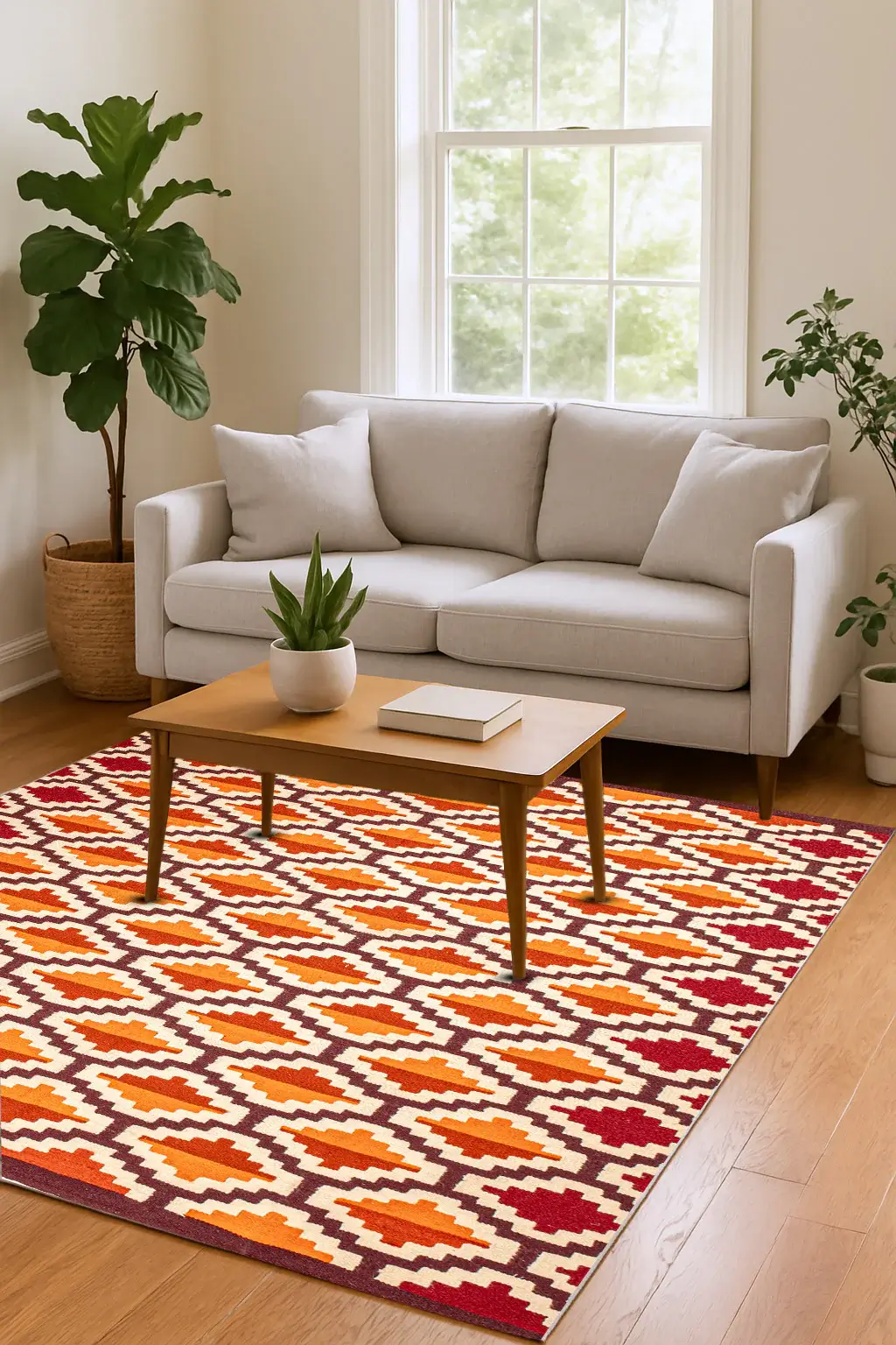 Wara - Handmade Wool Kilim Rug 2
