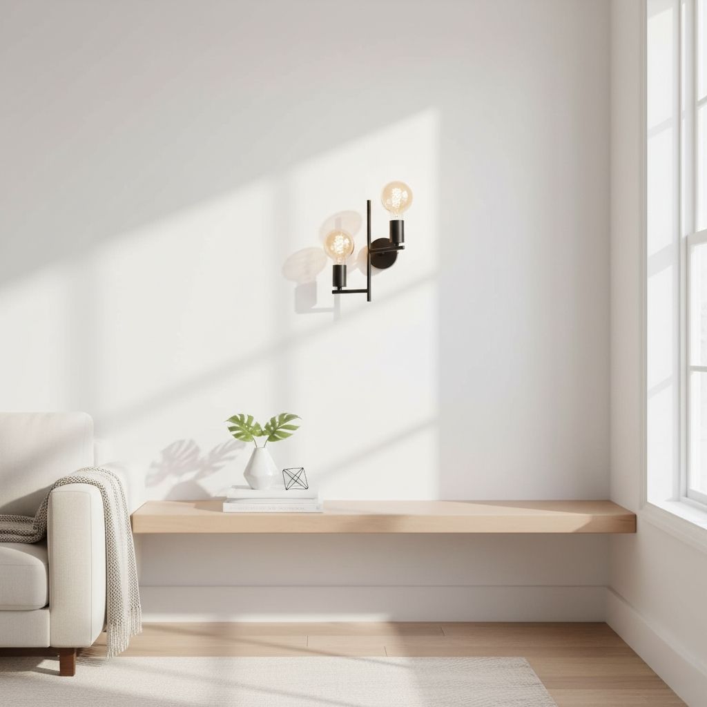 Black Industrial Glow Wall Lamp wall m-107 1