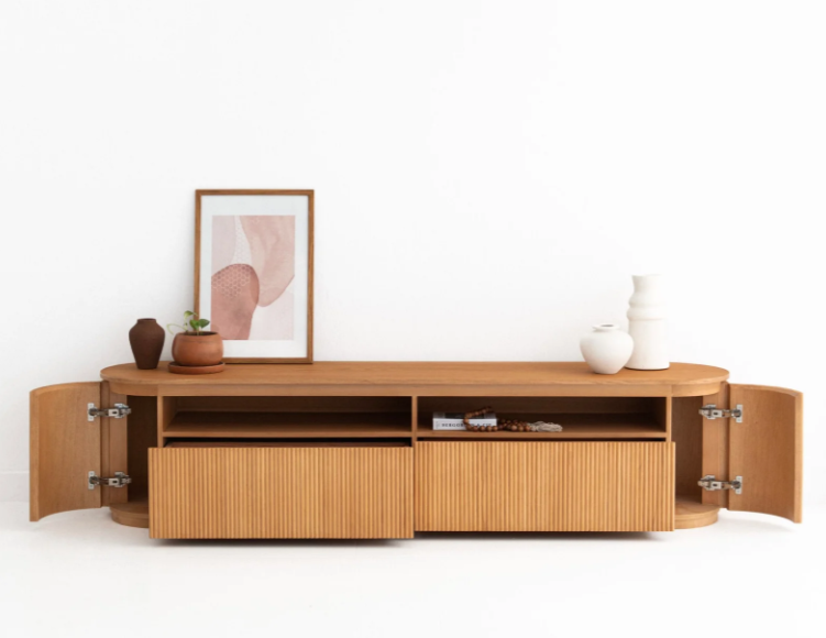 Merit TV Unit - Storage Units & Shelves - Durable Wood 1