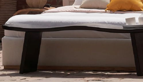 Dunes Oak Wood Bench 0