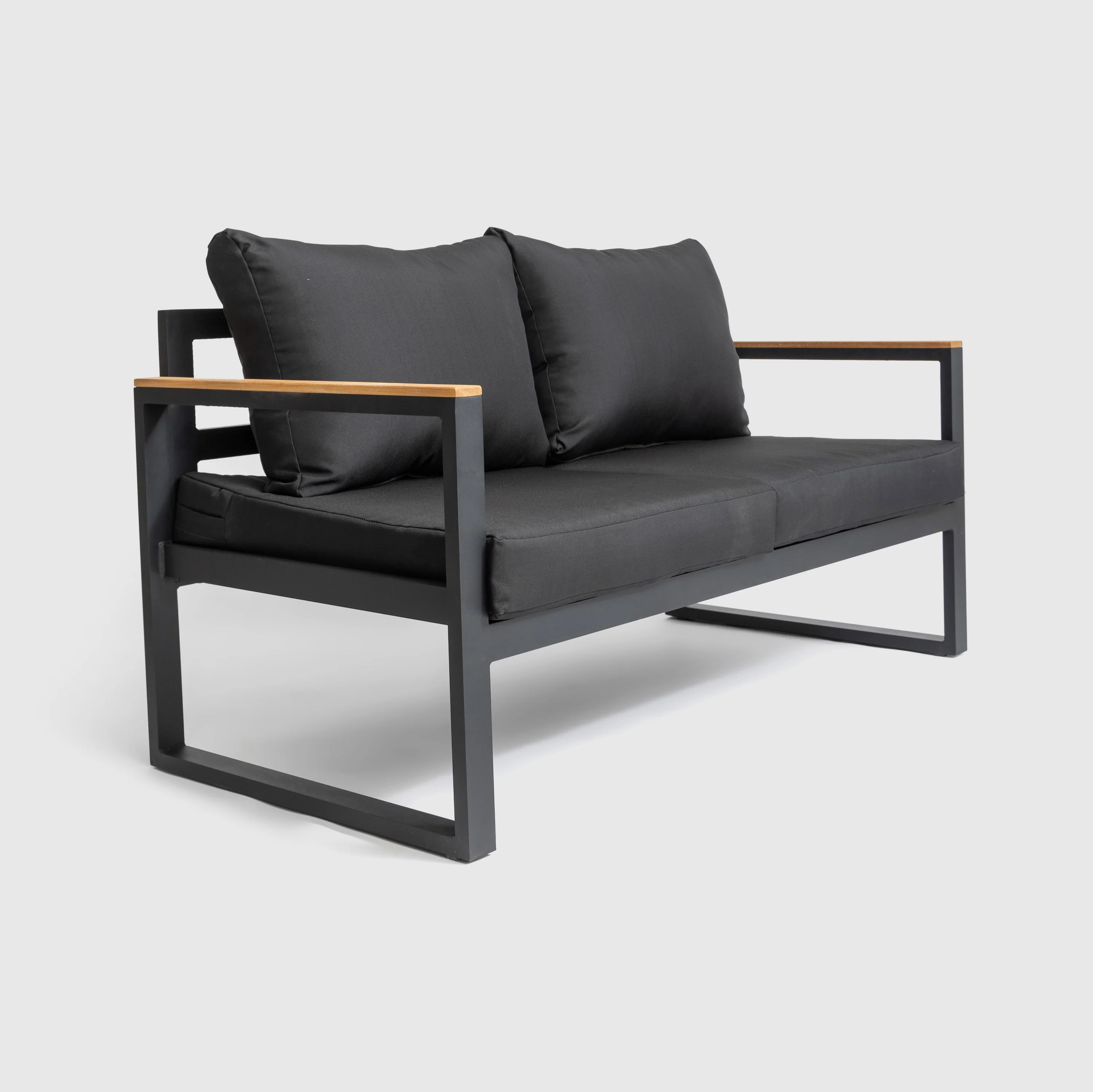 Nova Sofa 2 Seater With Teak Wood 0