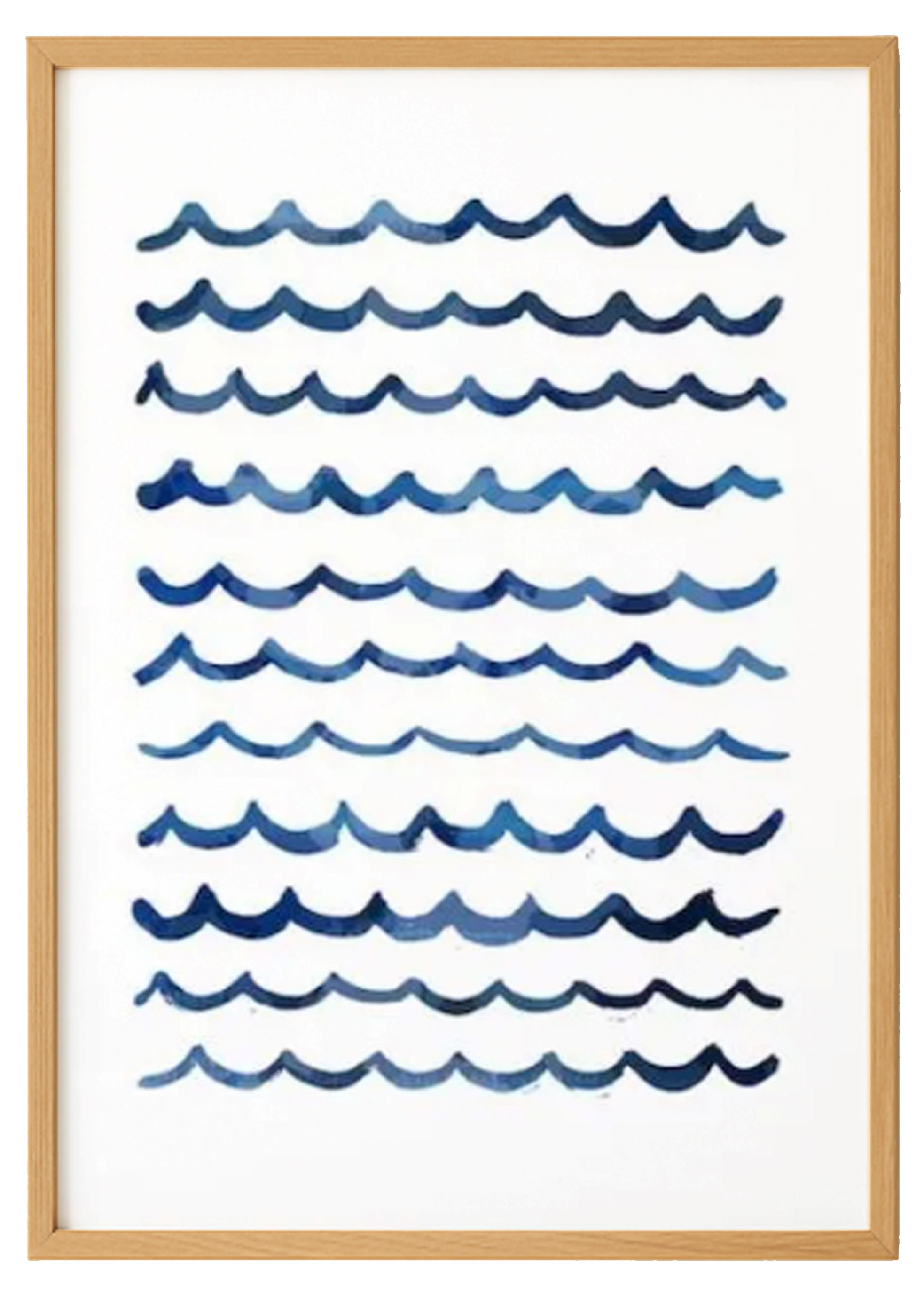 Watercolor Waves Print 0