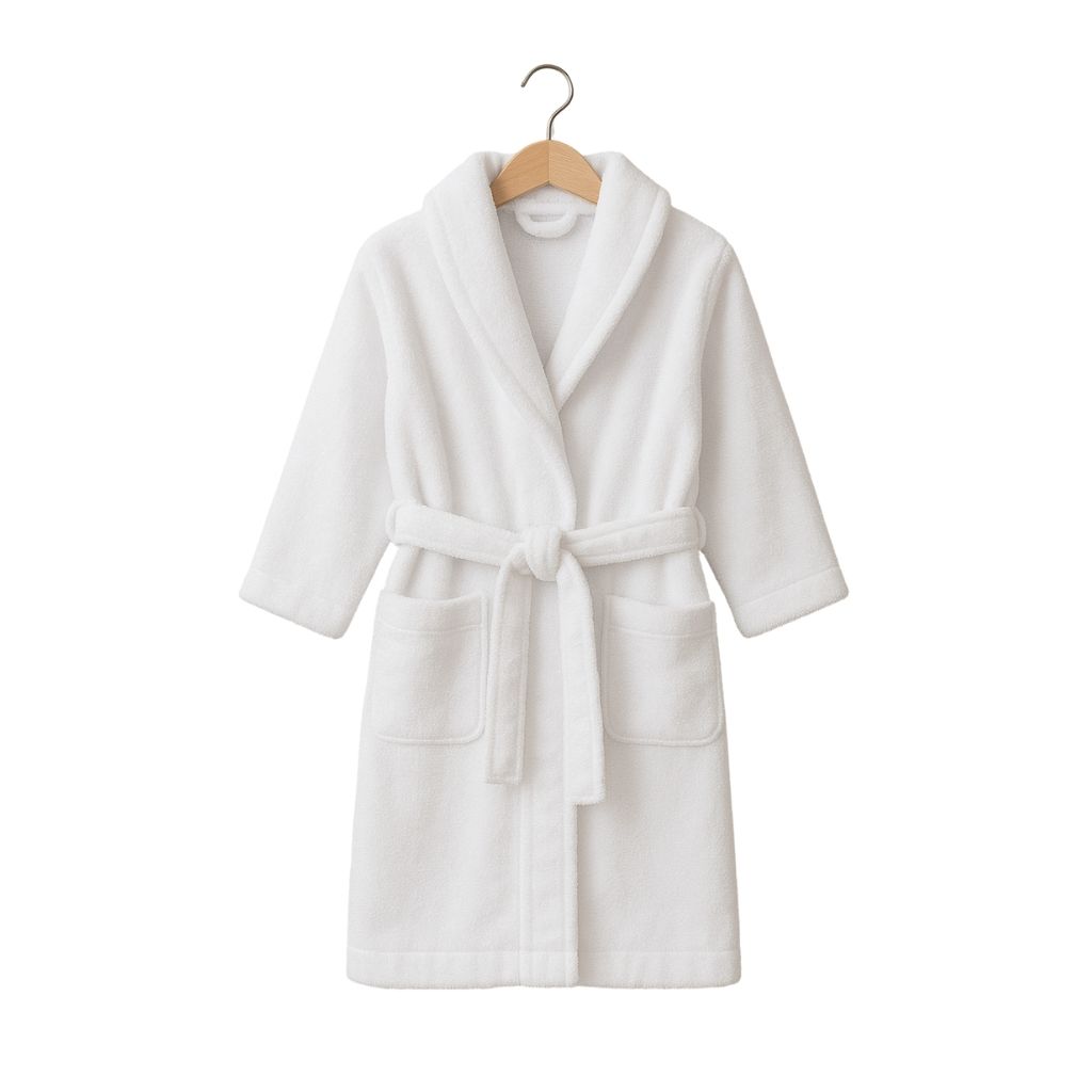 Kids Cotton Bathrobe - Soft, Breathable & Skin-Friendly 0
