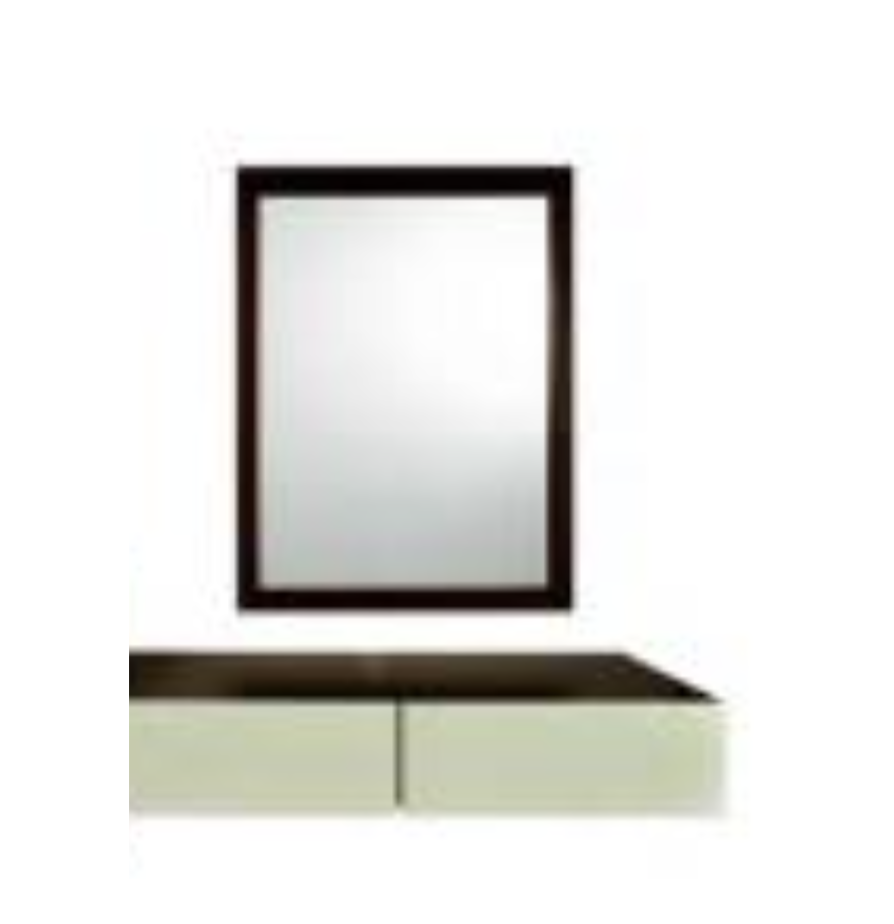 Shift Coiffure - Modern Mirror and Floating Dresser Set 1