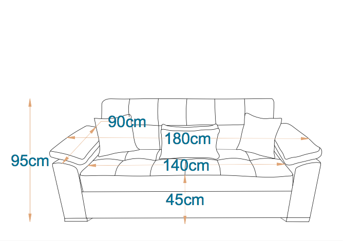 Francisco Pull out Sofa Bed - Double - Fully Upholstered 3