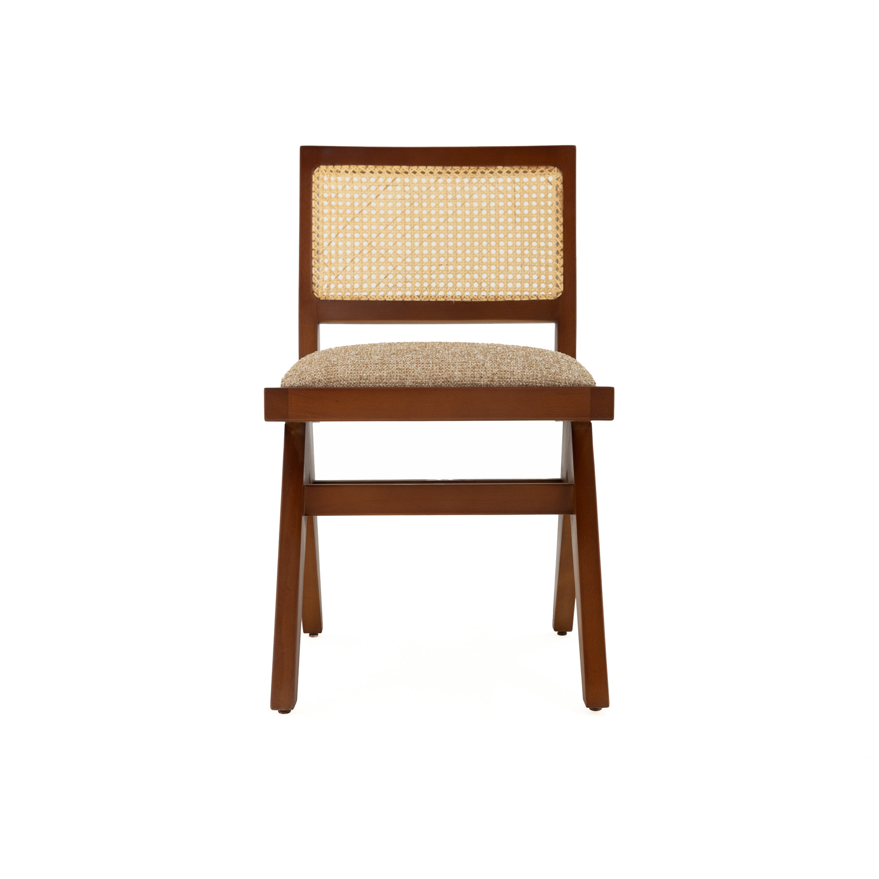 Mitzi Upholstered Cane Back Dining Chair 0