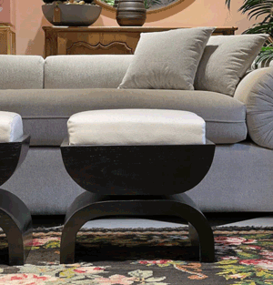 Black Oak Ottoman 1