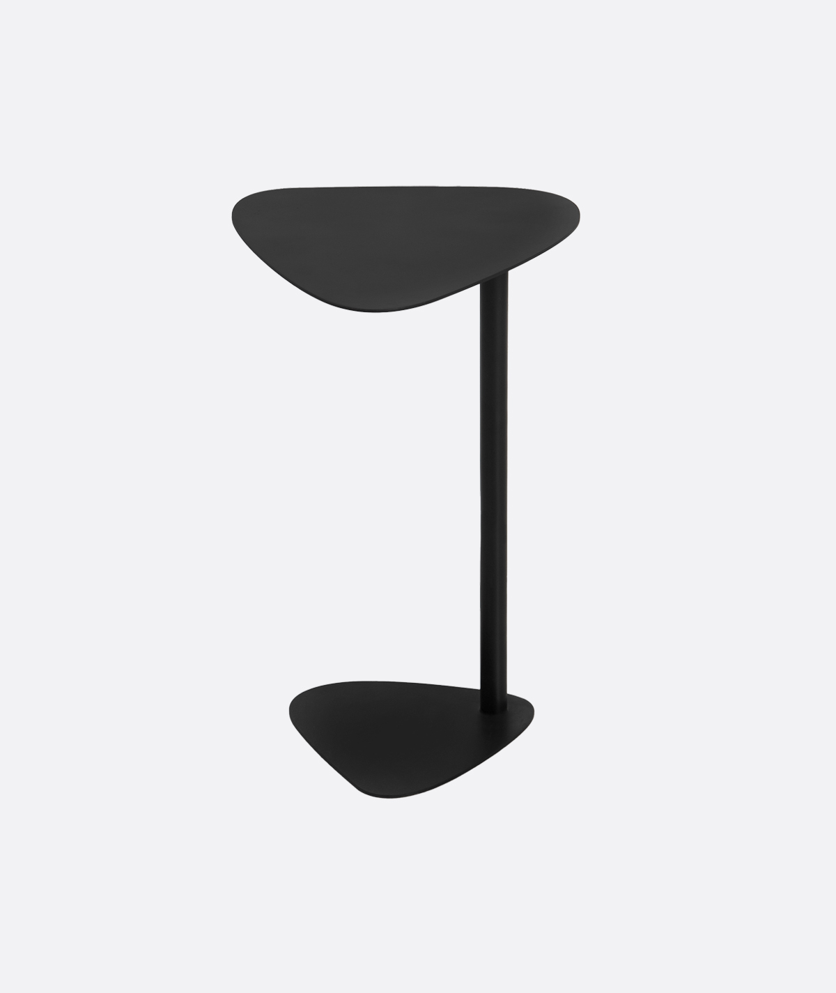 Black Steel Side Table – Triangle Top 0
