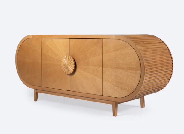 Empire Buffet - Beech And Oak Wood Veneer 1