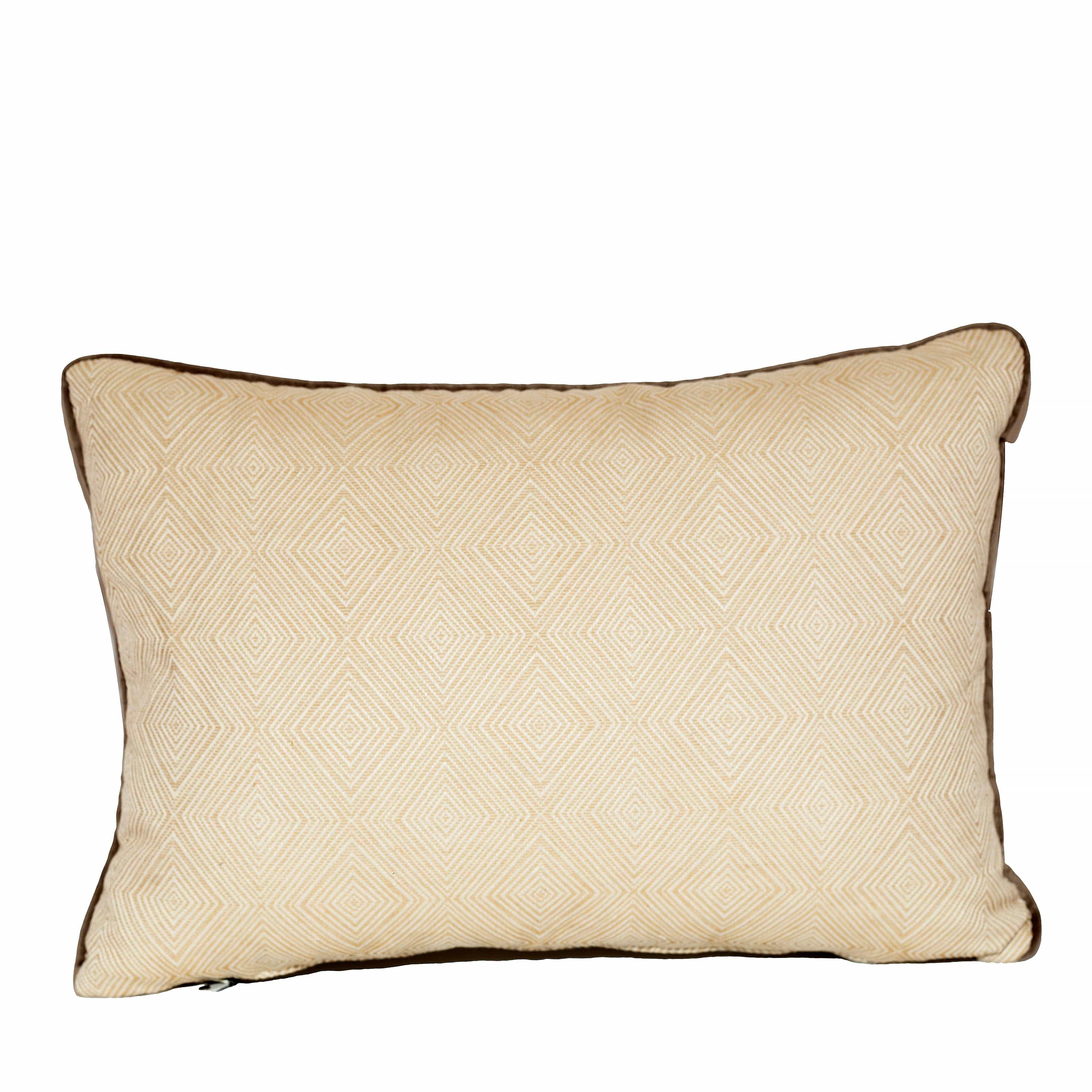 Christmas Gold Star Motif Cushion Beige 0