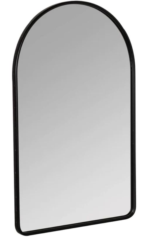 Fall Arched Wall Mirror With Brass Frame 3
