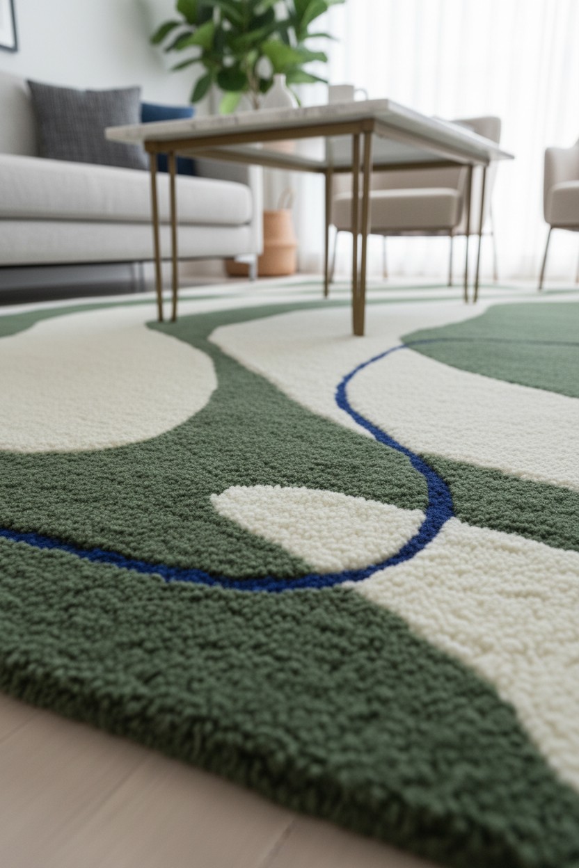 Flowing Path - Hand Tufted Rug 3