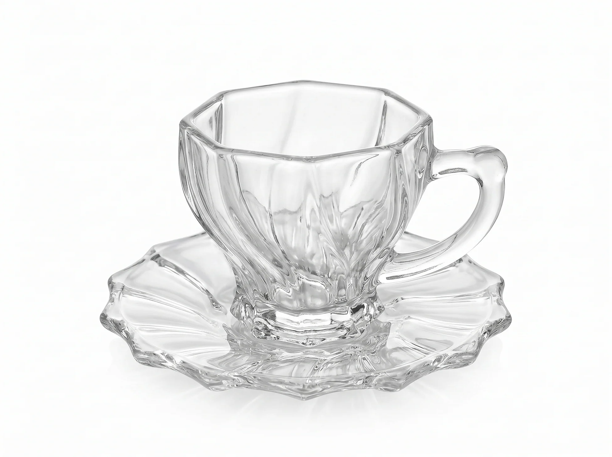 Coffee Glass with Plate