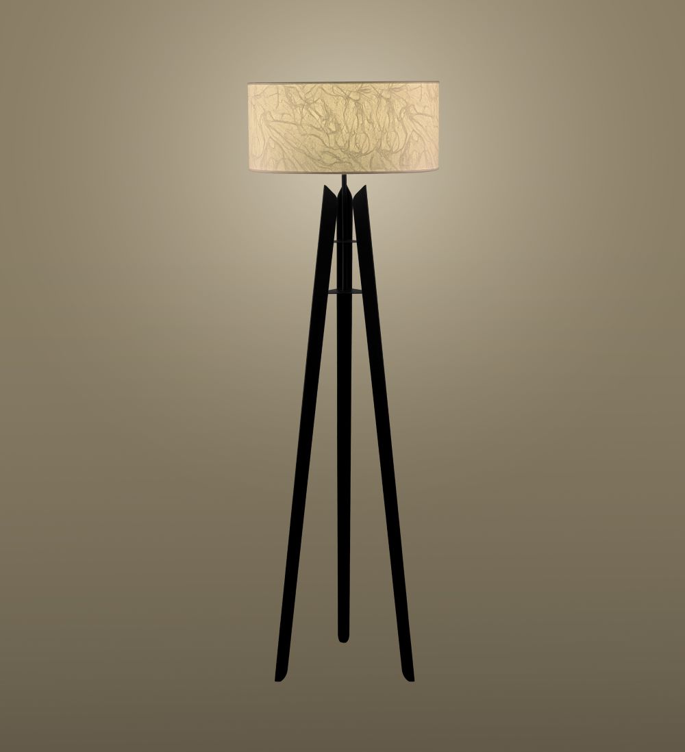 Black Tripod Stand Lamp  0