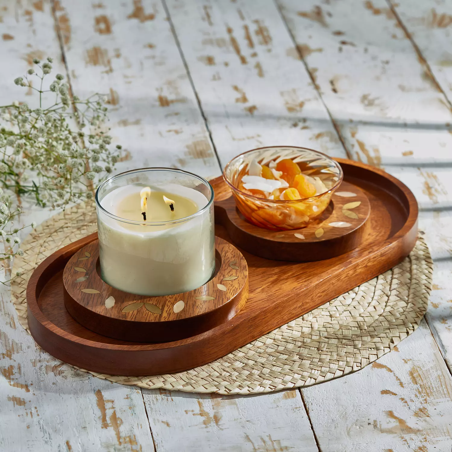 Teak Oval Tray 2