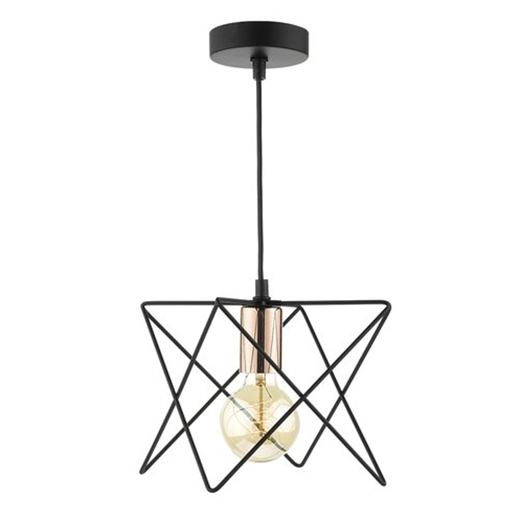 Nella Pendant - Black & Gold - HOI.LGH-41 0