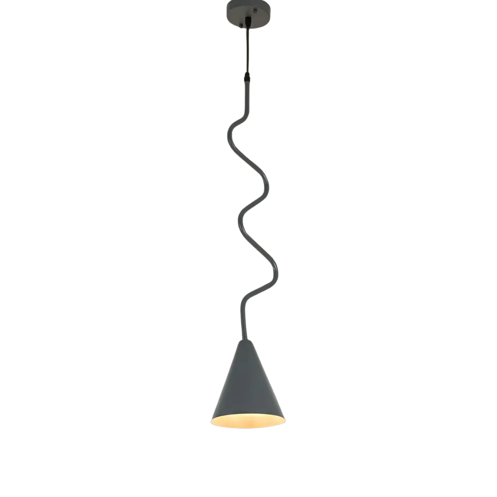 Sway Cone Gray Single Pendant 0