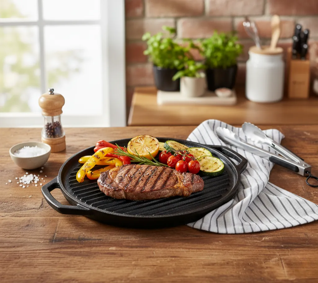 Cast Iron Grill 30 cm 2