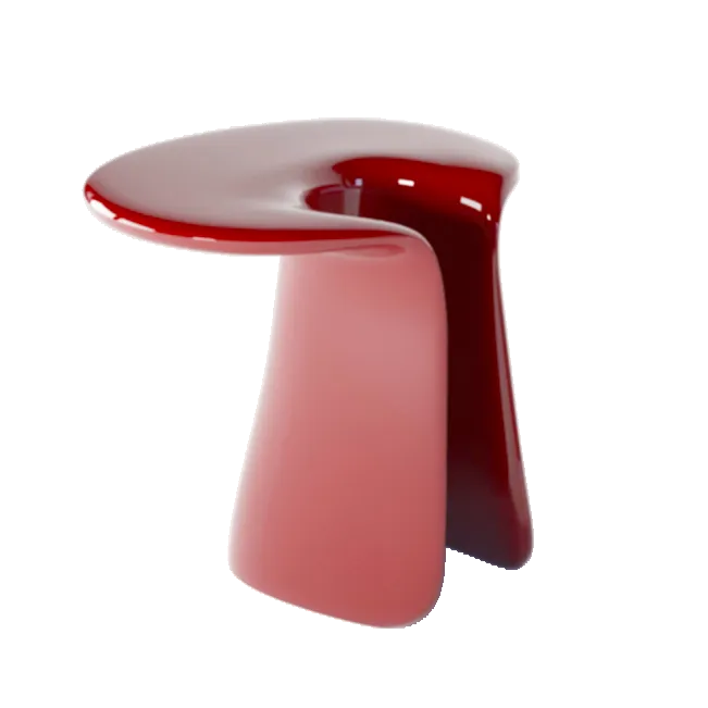 Sunken Fiberglass Side Table image