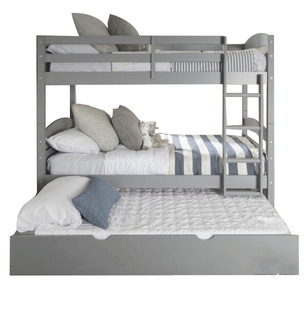 Beech Bunk Bed with Pullout Bed 1