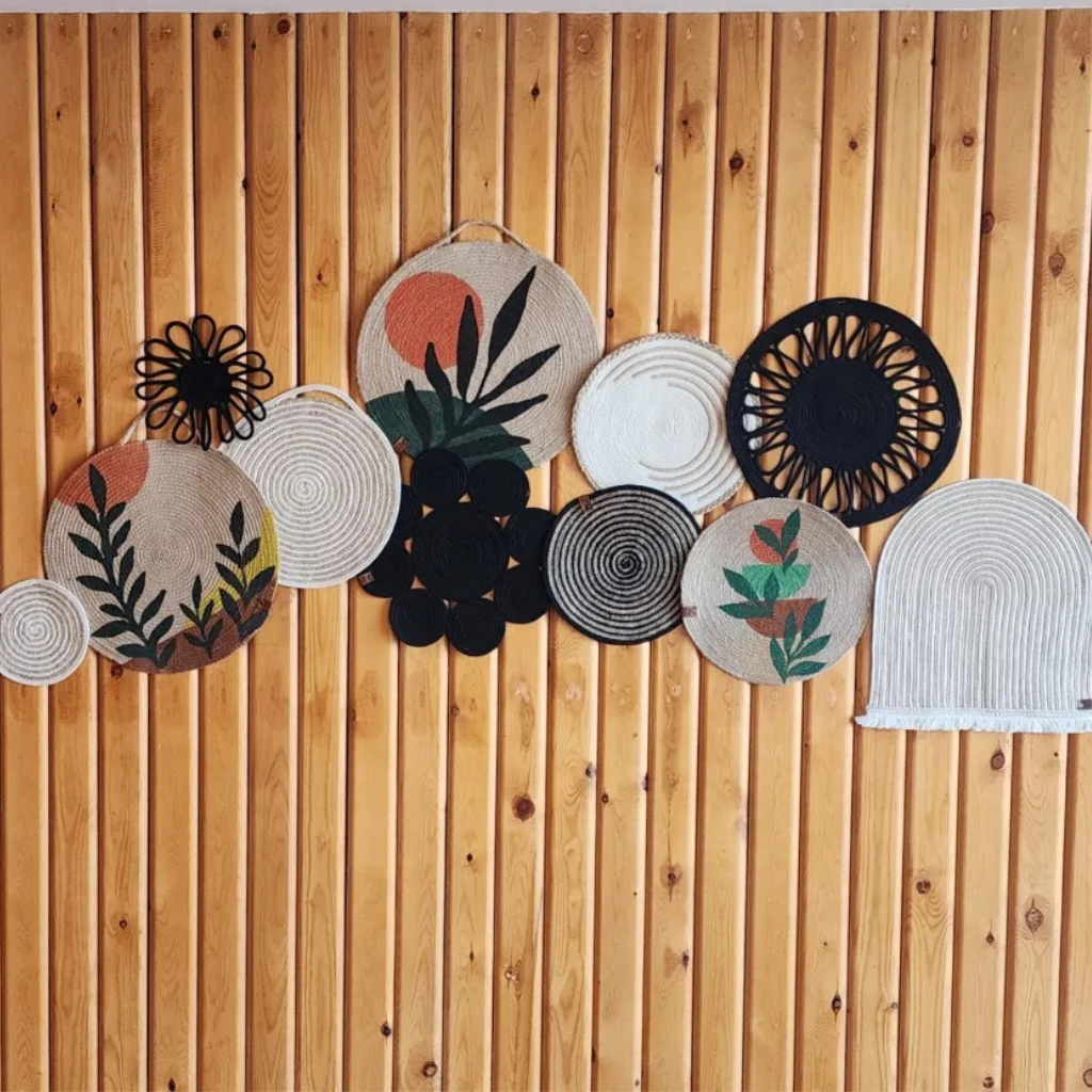Jute Set Wall Hanging 1