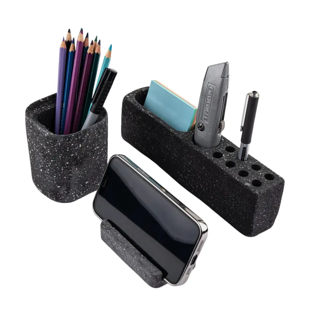 Terrazzo Desk Organizer Set 0
