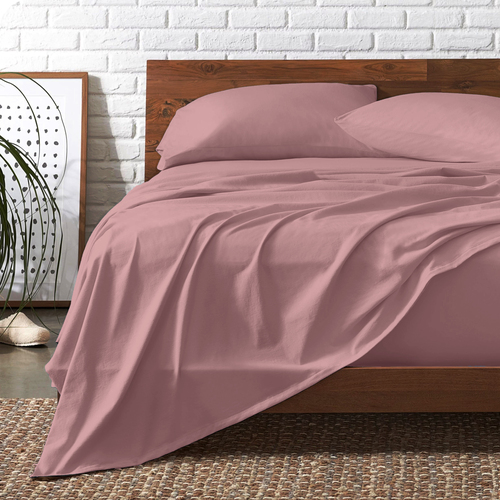 3-Piece Flat Sheet Set - Seersucker Plain 3