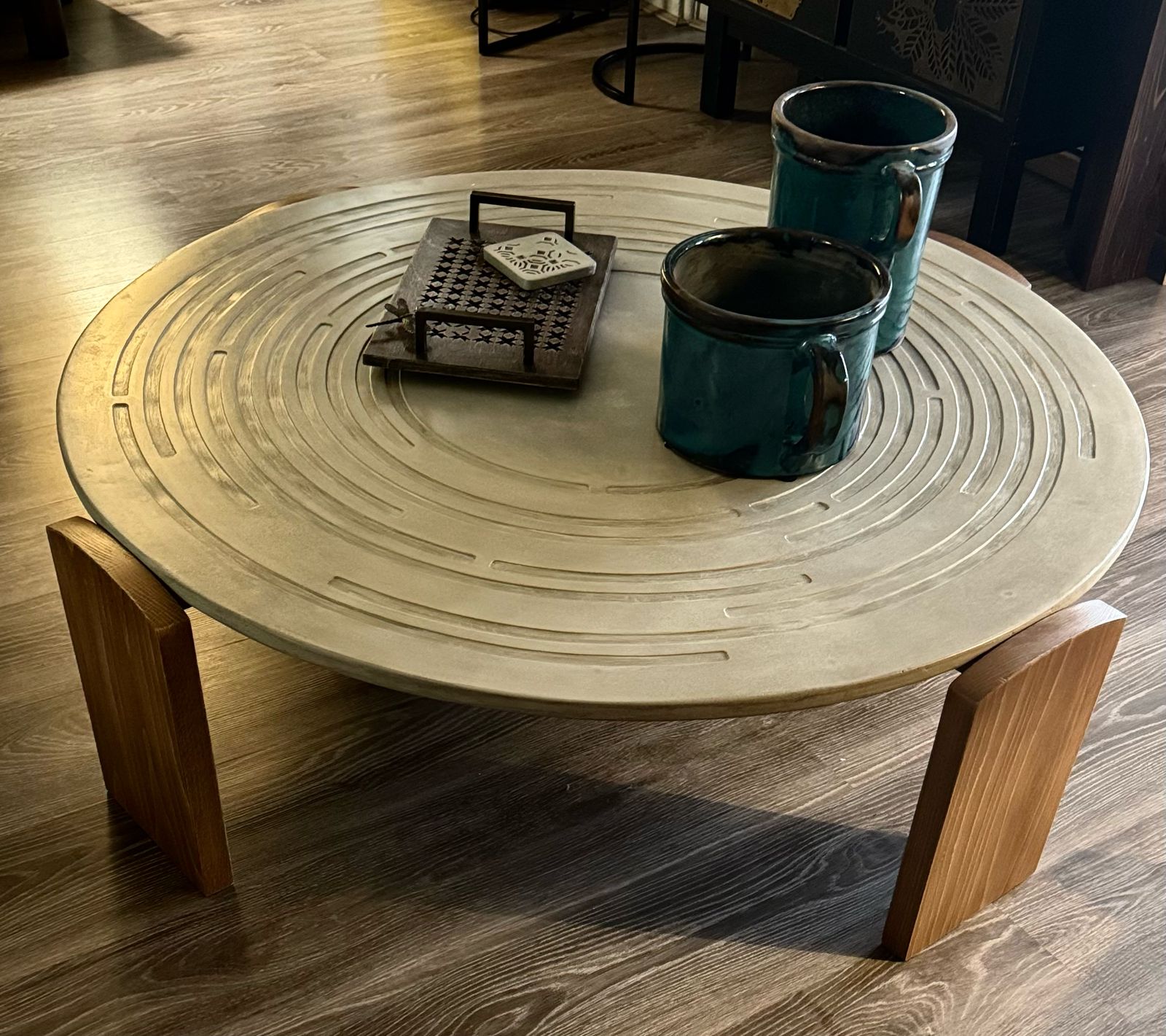 ASMNT X HIDS- Concrete & Wood Coffee Table 0
