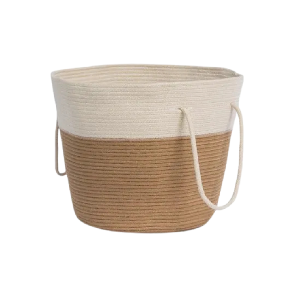 Large Storage Cotton Silk Basket image