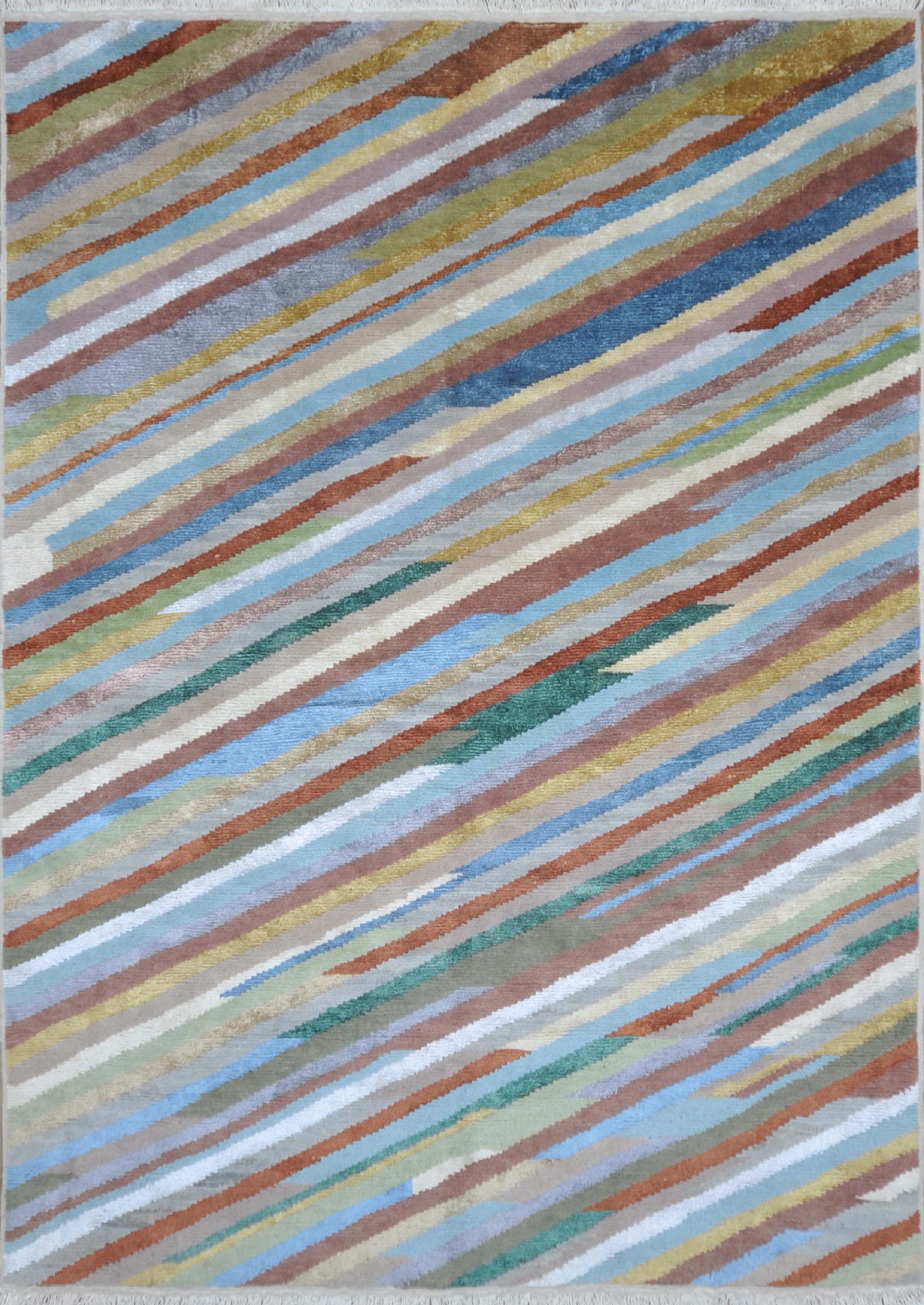 Hand Knotted Rug/Tribal Color Weave 0