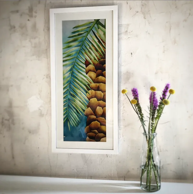 Date Palm Framed Fine Art Giclée print 1