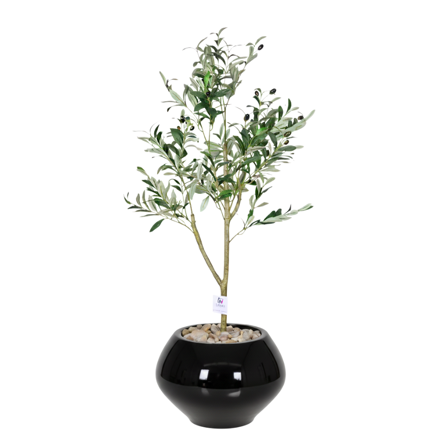 Artificial Olive Tree with Kora Planter Pot
