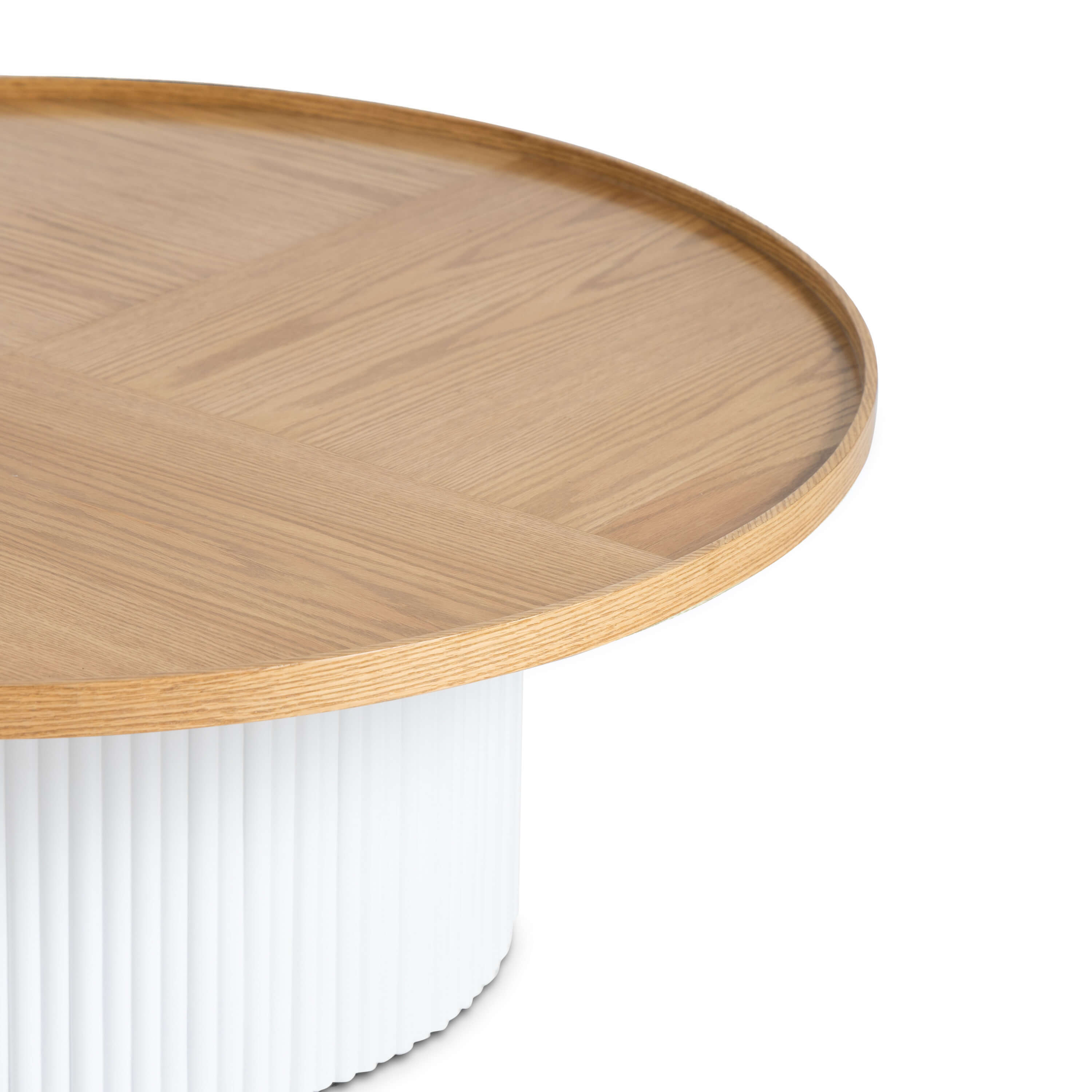 Mae Round Wooden Coffee Table 2