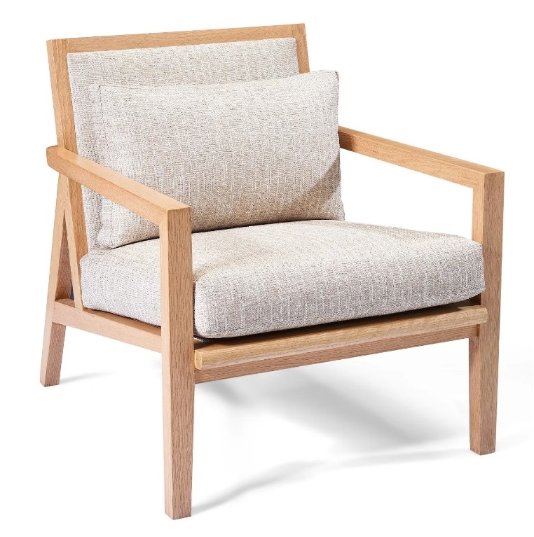 Armchair with Wooden Frame 0