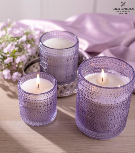 Orchid & Jojoba Scented Candle Cup Purple 2