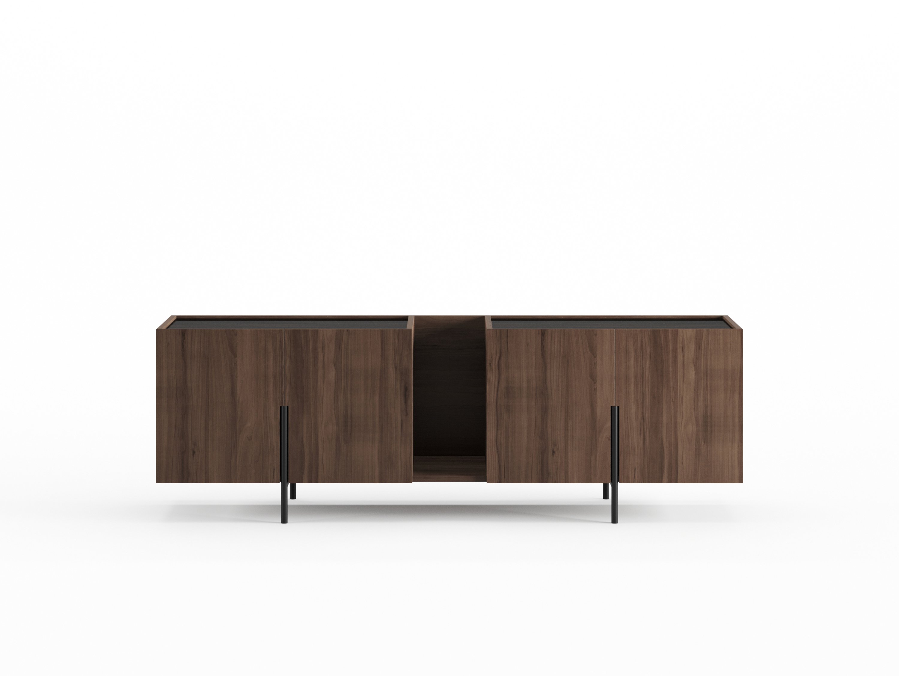 FR.ST Sideboard black glass top 0