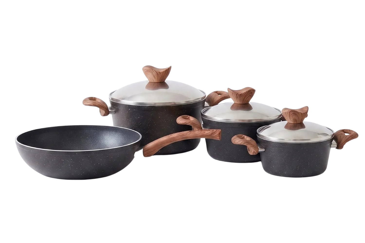 7-Pieces Terynova Granite Cookware Set
