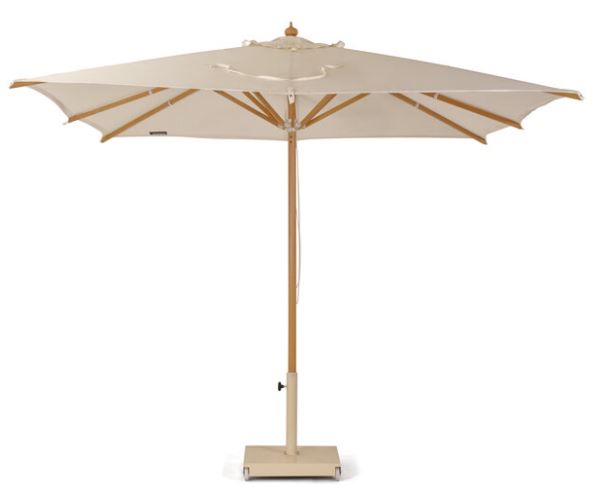 Keira Square Umbrella With Beech Wood Frame 2