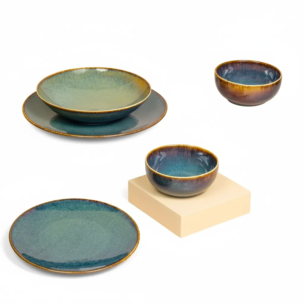 Porcelain Emerald Green Set 0