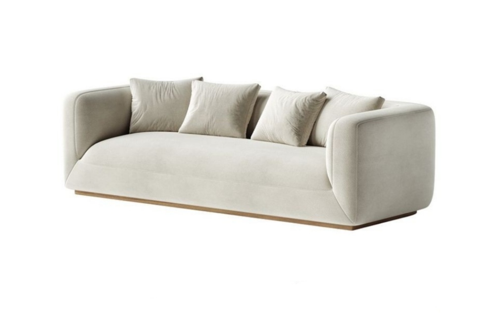 Harper Sofa With Red Beech Wood Base 0