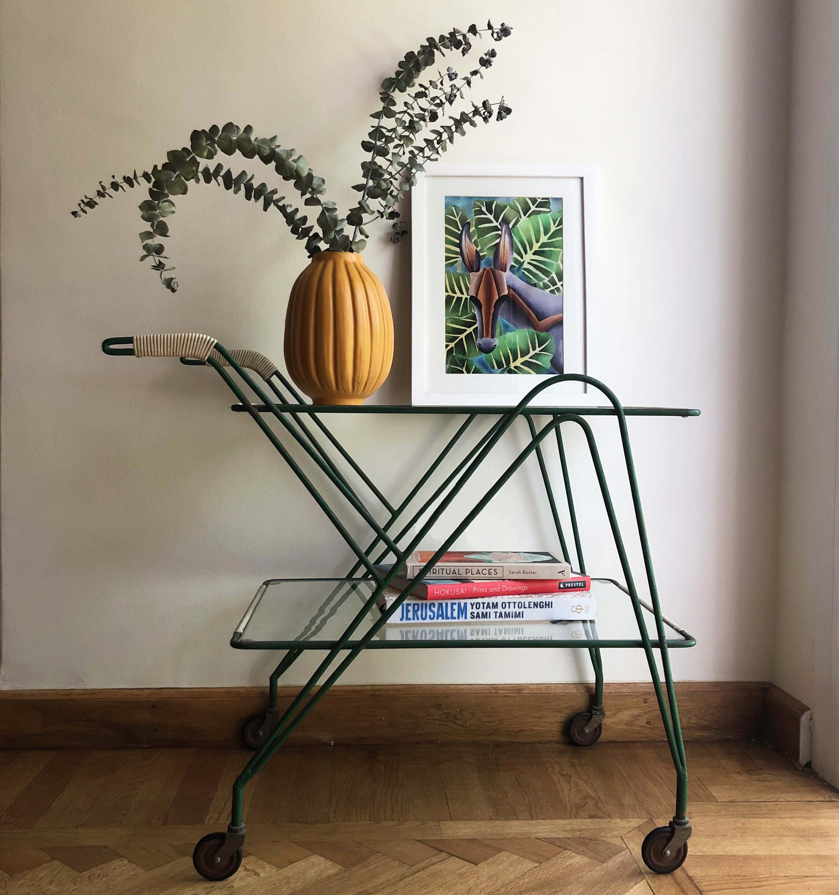 Mule & Colocasia Framed Fine Art Giclée Print 1