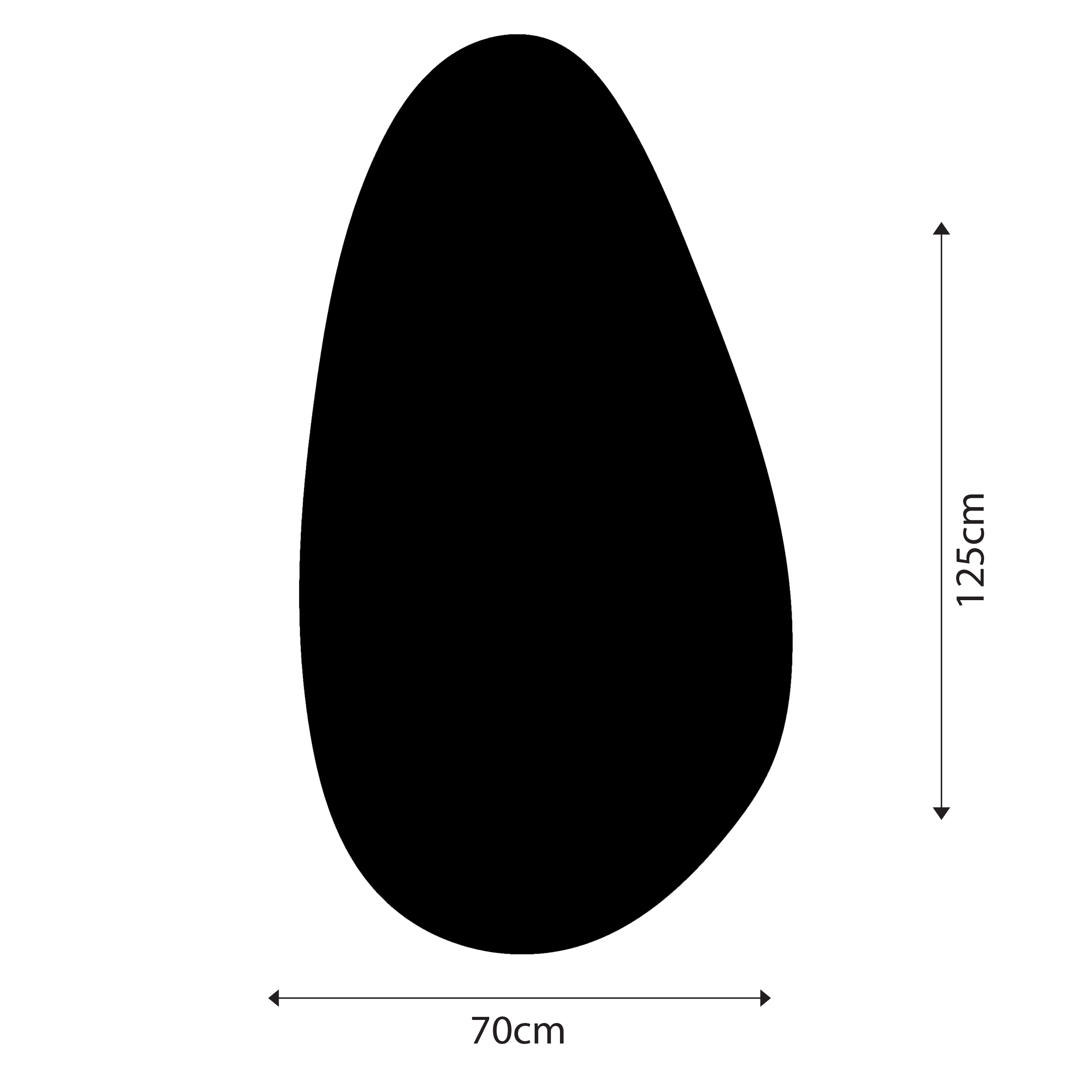 Teardrop LED Mirror for Sophisticated Spaces 2